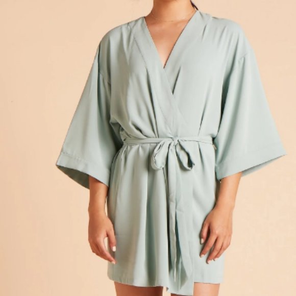 Birdy Grey Other - Birdy Grey Karen Satin Robe in Sage